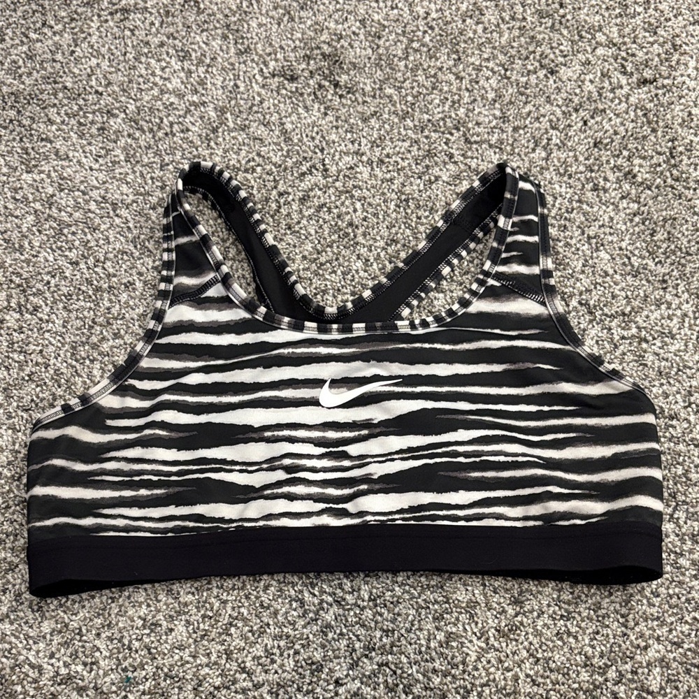 Nike DriFit Women's Pro Classic Tiger Bra - Tiger Stripe